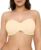 Popilush Strapless Bra Unlined Underwire No Padding