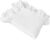 Organic Muslin Baby Blankets 43.3×43.3 Soft Unisex Swaddle Blanket (White) | 100% Cotton Crib Blanket for Baby Infant Toddler, Soft swaddle blanket, suitable for baby girl and boy, perfect for nursery