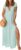 ANRABESS Deep V Neck Short Sleeve Dresses