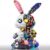 Fernhap Bunny Building Blocks Mechanical Rabbit Kit with LED Glowing Eyes