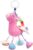 Baby Car Seat Hanging Toy for 0-6 Months with Musical Sensory Rattle Girl | Baby Hanging Toys,Plush Mirror Squeaky Travel Stuffed Animal Unicorn,Car stroller Travel tummy time for newborn baby gift