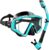 Aegend Snorkeling Gear for Adult Men Women – Snorkel Mask with Dry Top Snorkel – Anti-Fog Panoramic Wide View with Mesh Bag for Snorkeling, Swimming, Scuba Diving, Beach Vacation & Travel