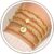 TURANDOSS 5Pcs Gold Cross Bead Bracelets Sets