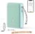 ORGBRO Label Maker Machine with Tape, Portable Bluetooth Label Printer for Home Office Organization, Support Pre-Cut & Continuous Labels, Inkless Thermal Small Labeler for School Kitchen, X1-Green