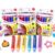 6/18/30 Pack Popcorn Pens, 6 Colors Heat Activated 3D Puffy Art Markers (3PCS)