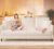 Welzona 83″ Couches for Living Room, Teddy Sofa Couch, Comfy Sofas for Living Room, Tool-Free Setup Loveseat Sofa, All-Wood Love Seat Couches, Small Couch 2 Pillows Included, Beige