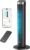 Tower Fan for Bedroom, 23dB, 90°oscillating, Smart Control, Black | 4 Modes 4 Speeds up to 25ft/s that Blow Cold Air, APP/Voice/Remote/Touch Control, LED display, 12H Timer, Quiet Fan for Home
