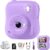 Instant Print Camera for Kids, Best 1080P HD Selfie Toy with 32GB SD Card | Christmas Birthday Gifts for 3 4 5 6 7 8 9 10 11 12 Year Old Boys Girls,Toddler Digital Video Camcorder Cameras(Purple)