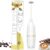 Milk Frother, Mini Mixer for Coffee Latte Matcha, Gift (White)