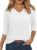 YESTTO 3/4 Sleeve V Neck Tunic Tops