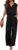 ANRABESS Women Summer 2 Piece Outfits V-Neck Top and Wide Leg Pants Set