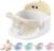 Baby Bath Seat for Babies 6 Months & Up Sitting Up | 360° Stable Toddler Bath Chair with One-Touch Button | Baby Bath Tub Seat with Suction Cups | Open Design, Compact, Detachable, Non-Slip(Yellow)