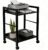 Small Rolling Printer Stand, 2-Tier Mobile Cart with Shelf for Home Office | Roll it beside your desk for printers, beside your sofa for coffee, or beside your bed for books. One cart, every room.