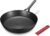Carbon Steel Pan, 10 Inch Nonstick Frying Pan Skillet | Pre-Seasoned Carbon Steel Cookware with Removable Silicone Handle Holder, Indoor/Outdoor, Induction & Oven Safe