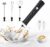 Milk Frother Handheld Rechargeable, Frother Wand Coffee Drink Mixer Electric Whisk 3 Speed Adjustable, Detachable with 3 Stainless Whisks, Hand Mixer for Lattes Cappuccino Hot Chocolate Matcha Egg