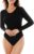 SINOPHANT Women Long Sleeve Bodysuits