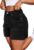 Lylinan Womens Mid-High Waisted Jean Shorts
