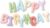 LANGASQUE Happy Birthday Balloon Banner