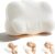 Kryndors Cloud Pillow, Ergonomic Memory Foam for Neck Pain Relief, Contoured Support for Side and Back Sleepers, Soft Sleep Pillow for Cervical Alignment and Pressure Relief(White)