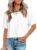 UNCLECAT Womens Short Sleeve Cropped T Shirts