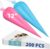 HOTEC 200Pcs 12 Inch Anti-Burst Disposable Piping Bags, Non-Slip Food Grade BPA-Free Pastry Bags for Cake, Cupcake, Cookie Cream Frosting Decorating Baking Supplies