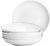 ANVEENA 7 Inch Porcelain Dinner Plates Set