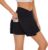 BPBTTI Womens 1 Or 2 Pack Crossover Tennis Skirt