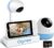 Ognee Baby Monitor with Camera and Audio, 24h Recording Playback, Baby Monitor with Crib Mount, 5″ IPS 2K Display, SD Card, Remote Pan-Tilt-Zoom, 2-Way Talk, No WiFi, Night Vision, Safety Zone Alert