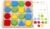Shape Matching Game Color Sensory Educational Toy, Geometric Shape Quick Matching Board Game Montessori Learning Toys for Toddlers Kids Boys Girls (for 1 Player)