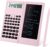 Scientific Calculators,IPepul Multi-Functional Pink Kawaii Calculator with Algebra, Trigonometry, and Calculus, Suitable for Students, Teachers, &Business Professionals, Lead for School Supplies（Pink