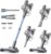Zefiro Cordless Vacuum Cleaners for Home, 450W /40Kpa 50Mins Stick Vacuum Cleaner, Anti-Tangle Rechargeable Wireless Vacuum for Pet Hair/Carpet/Hardwood Floor