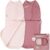 Momcozy Swaddles for Newborns, Quiet Fastener Swaddle Suitable for Infant 0-3 Months, New-Parent-Friendly Sleep Sack, Reduce Startle Reflex, Newborn Boys Girls Registry Essentials, 2-Pack, Bloom