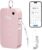 ORGSTA Label Maker, S001 Portable Bluetooth Label Maker Machine with Tape, Thermal Label Printer for Home, Office, School Organization, Wireless Mini Labeler Machine, Pink