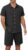 MARVMYS Mens 2 Pieces Linen Set