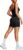 BRXL Workout Jumpsuits for Women Built-in Bra Shapewear Bodysuits Shorts Square Neck One Piece Bodycon Summer Outfits