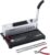 TIANSE Binding Machine, Spiral Coil Binder Machine, Manual Book Maker Punch Binder with Electric Coil Inserter,Suit for Letter Size / A4 / A5 with 100pcs 5/16” Plastic Coil Binding Spines & Plier