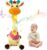 Emoin Dancing Giraffe Toy, Tanlking Giraffe Toys Musical Mimicking Toy, Singing 10 Pcs Songs for Baby Boys Girls, Repeating What You Say, Sing+Dancing+Recording+LED | Singing 10 Songs for Baby Boys Girls, Repeating What You Say, Dancing Recording LED