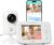 Simyke 720P WiFi Video Baby Monitor,WiFi On/Off Switch,3.5″ LCD & App Viewing,2-Way Audio,Night Vision,VOX,5 Lullabies,1500ft Range, Home Use