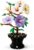 Hibiscus Blossom Building Set 503PCS Colorful Artificial Flowers with Black Pot Floral Botanical Collection Bonsai Building Blocks for Women Home Decor Centerpiece Gift Anniversary Birthday