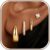 M MOOHAM Dainty Gold Hypoallergenic Hoop Earrings