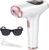 IPL Laser Permanent Hair Removal Device with Protective Goggles, 86% Hair Reduction in 3 Weeks & 5 Custom Energy Levels, Perfect for Men & Women’s At-Home Full Body and Face, White