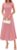 BTFBM Womens Summer Dresses 2026 Asymmetrical Neck Short Sleeve Pleated Knit Spring Sweater Midi Dress Business Casual(Pink, Small)