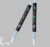 2 Pack White Permanent Acrylic Paint Marke Ceramics Brush Pens for Both Glazed and Unglazed Ceramics Christmas Decoration Wine Wood Rock Fabric Markers