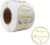 weilaike Thank You Stickers, 500pcs 1.5in Gold Foil, Clear, Waterproof, Round, Classic, Letter Print, Indoor, Sticker Roll