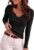 FISOEW Womens V Neck Sweaters