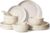 Plates And Bowls Sets, 16 Pieces Dinnerware Sets, Dish Set For 4, Ceramic Kitchen Bowl And Plate Set, Embossed White Dishware Sets, Dishwasher & Microwave Safe (Multiple Patterns)