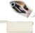 Large Quilted Travel Case, Floral Carrying Storage Bag Hair Dryer and Attachments, Portable Hair Tool Bag with Handle