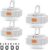 FLY2SKY Rechargeable Camping Lights 4Pcs