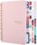 Thboxes A5 Weekly Planner Notebook, 52 Week Undated Journal for Women, Pink | Spiral Binding, Stickers, Planners for Home, Work, Office, College, School Supplies for Girls, Kids, Students, Teachers Gifts