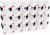 LEADLOONG 24 Pack Stackable Storage Bins Heavy Duty Parts Organizer White